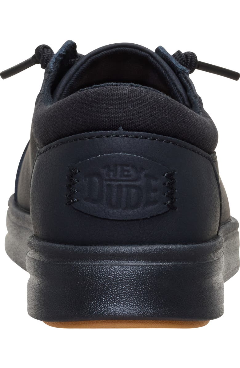 Hey Dude Kids' Paul Pro Classic Slip-On Sneaker, Alternate, color, Black/ Black