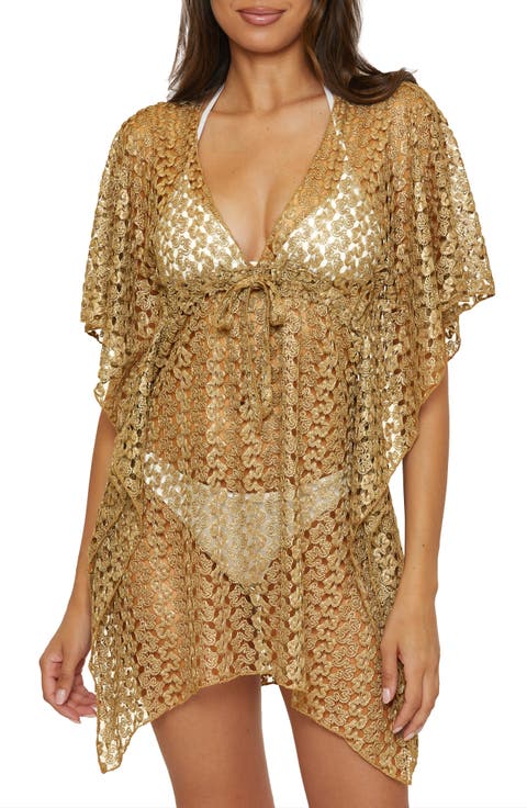 Lustre Open Knit Cover-Up Tunic