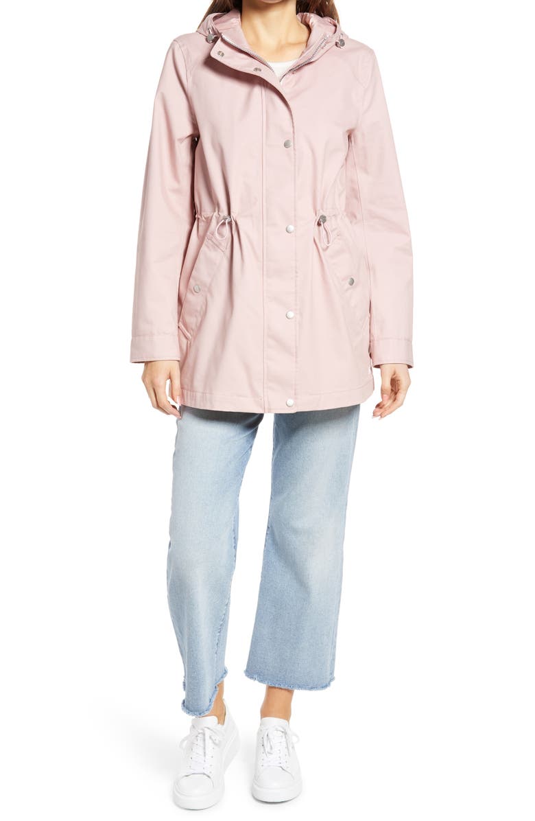 Joules Shoreside Waterproof Hooded Raincoat, Alternate, color, 