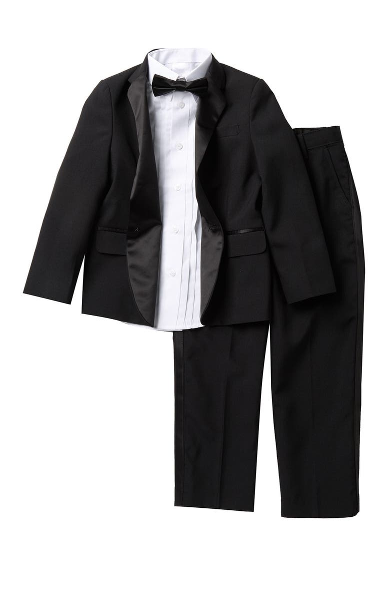 Nautica Kids' Tuxedo Suit Set, Alternate, color, 001 Black