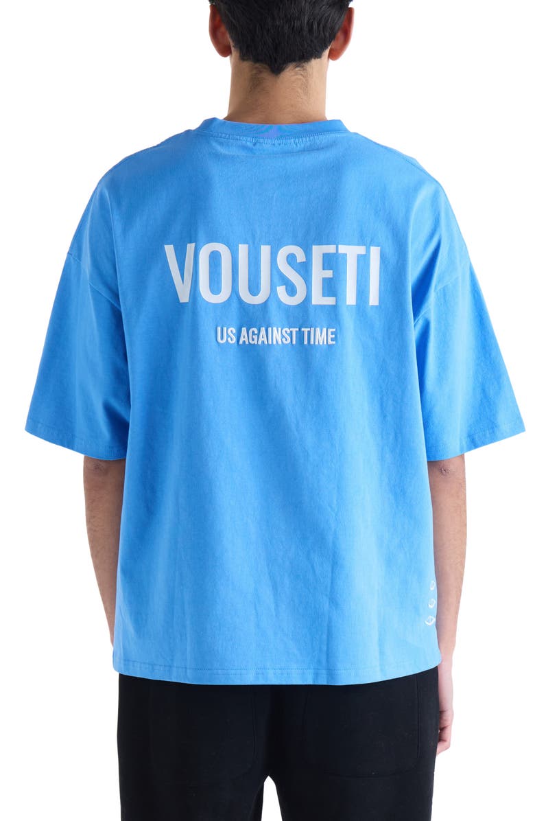 VOUSETI Us Against Time Cotton Graphic T-Shirt, Alternate, color, 