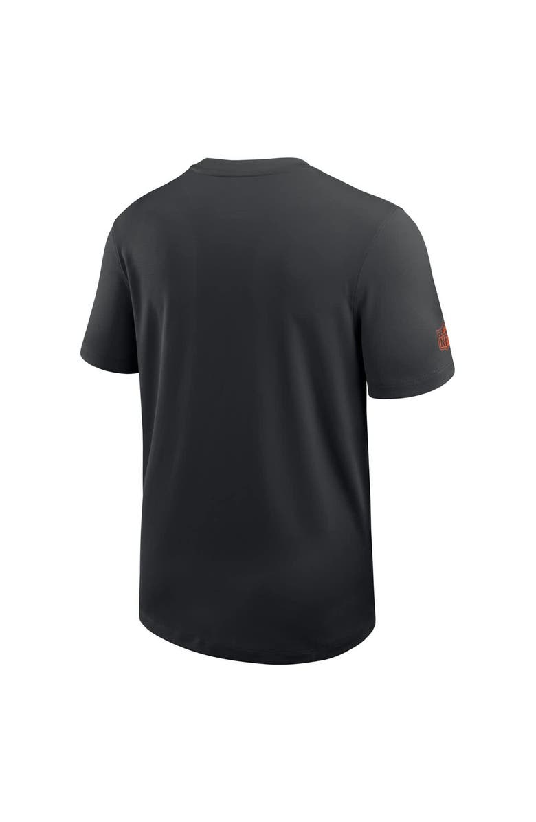 Nike Men's Nike Black Cincinnati Bengals Sideline UV Performance Coach Shirt, Alternate, color, Black