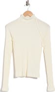 Helmut Lang Layered Rib Turtleneck Top