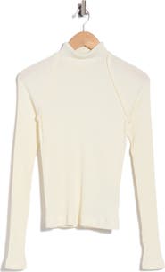 Helmut Lang Layered Rib Turtleneck Top