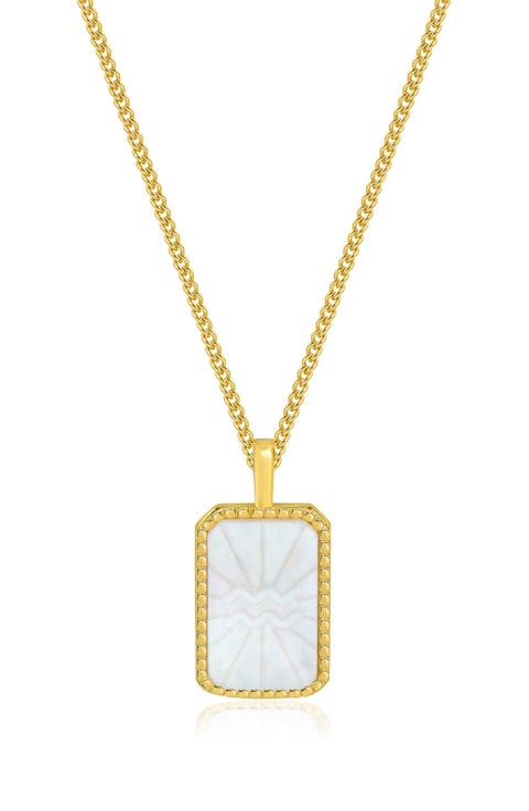 Zodiac Double Sided Pendant Necklace