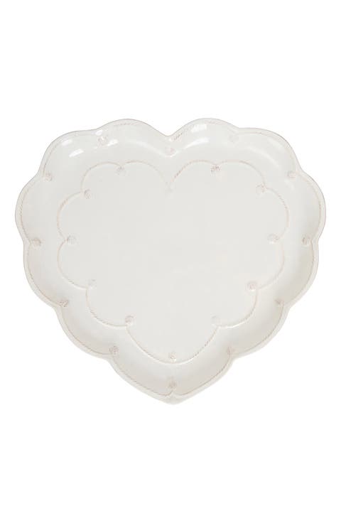 Berry & Thread Ceramic Heart Platter