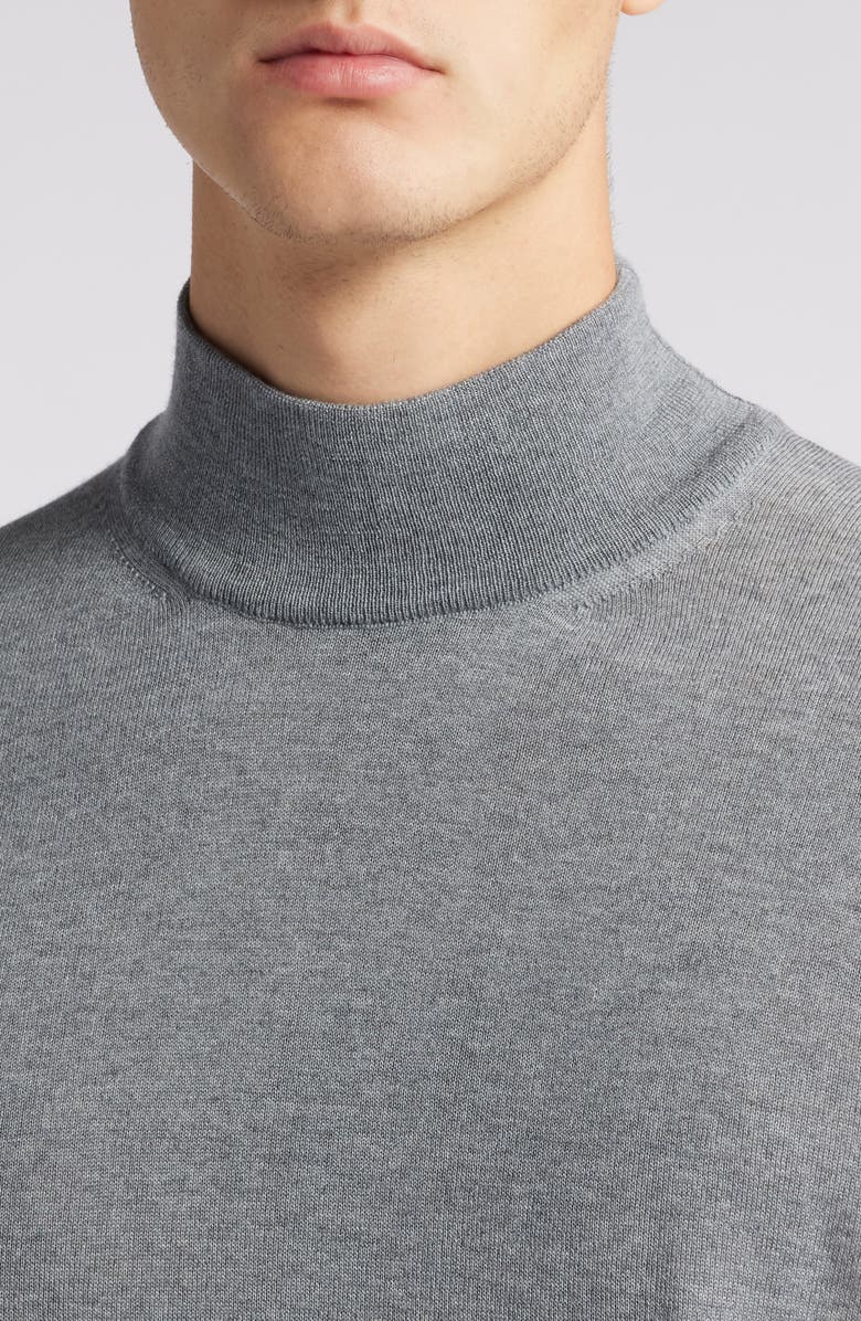 Canali Mock Neck Wool Sweater, Alternate, color,