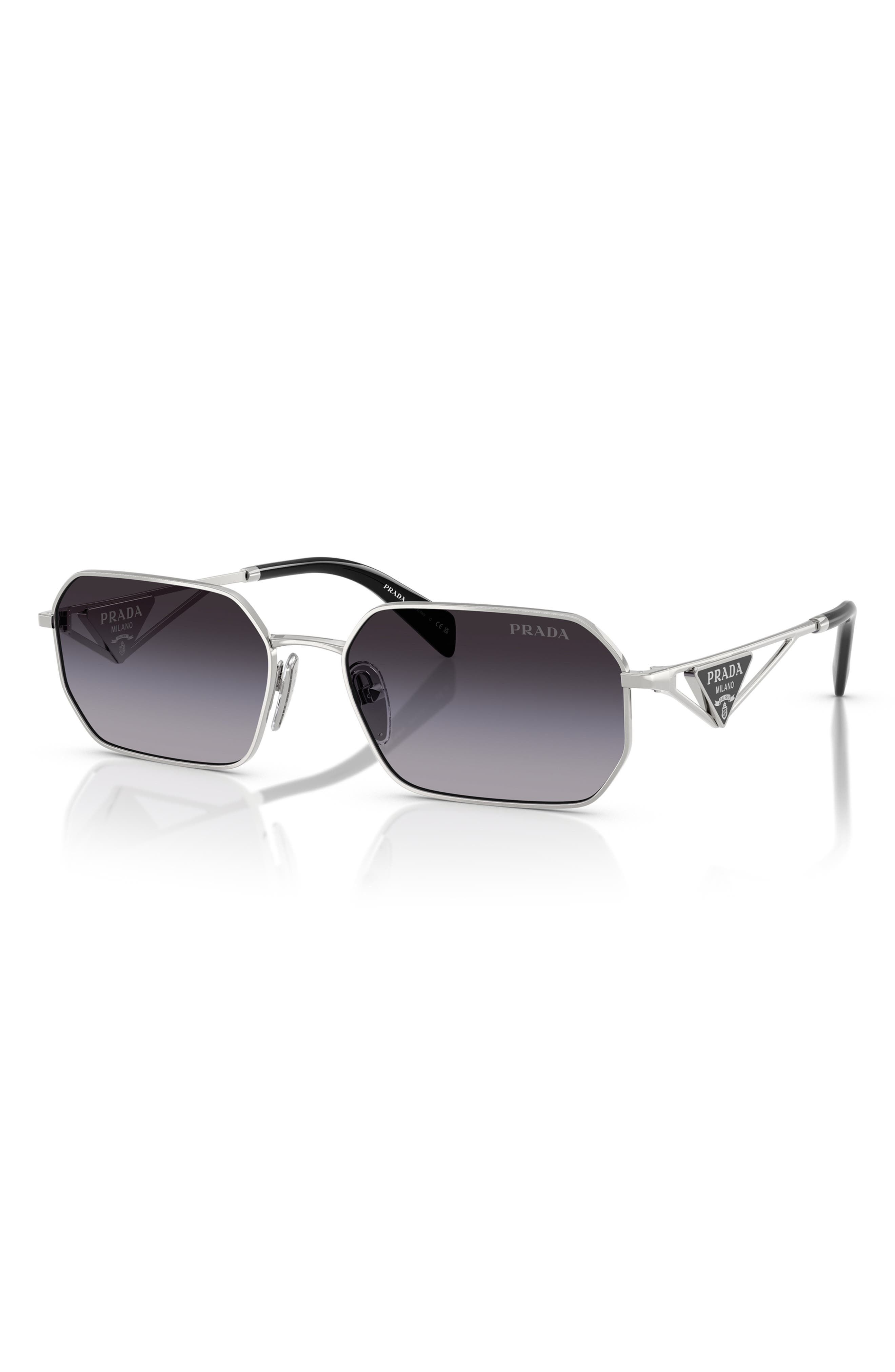 PRADA カナパ　S Prada 58mm Gradient Rectangular Sunglasses (Women) | Nordstrom