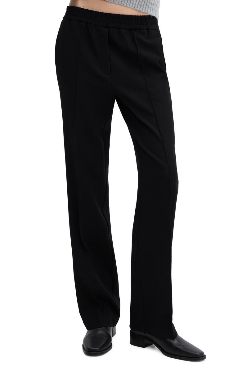 MANGO Straight Leg Pants, Main, color, 