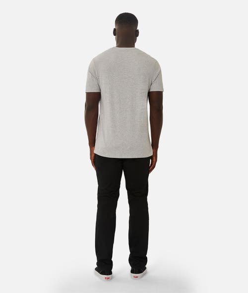 Industrie Australia The New Basic Crew Tee In Light Grey Marle