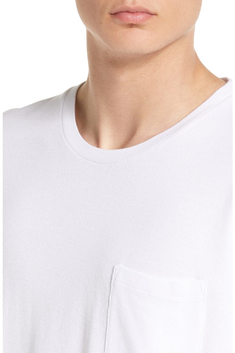 Clive Waffle Knit Tee, Alternate, color, 001 WHITE