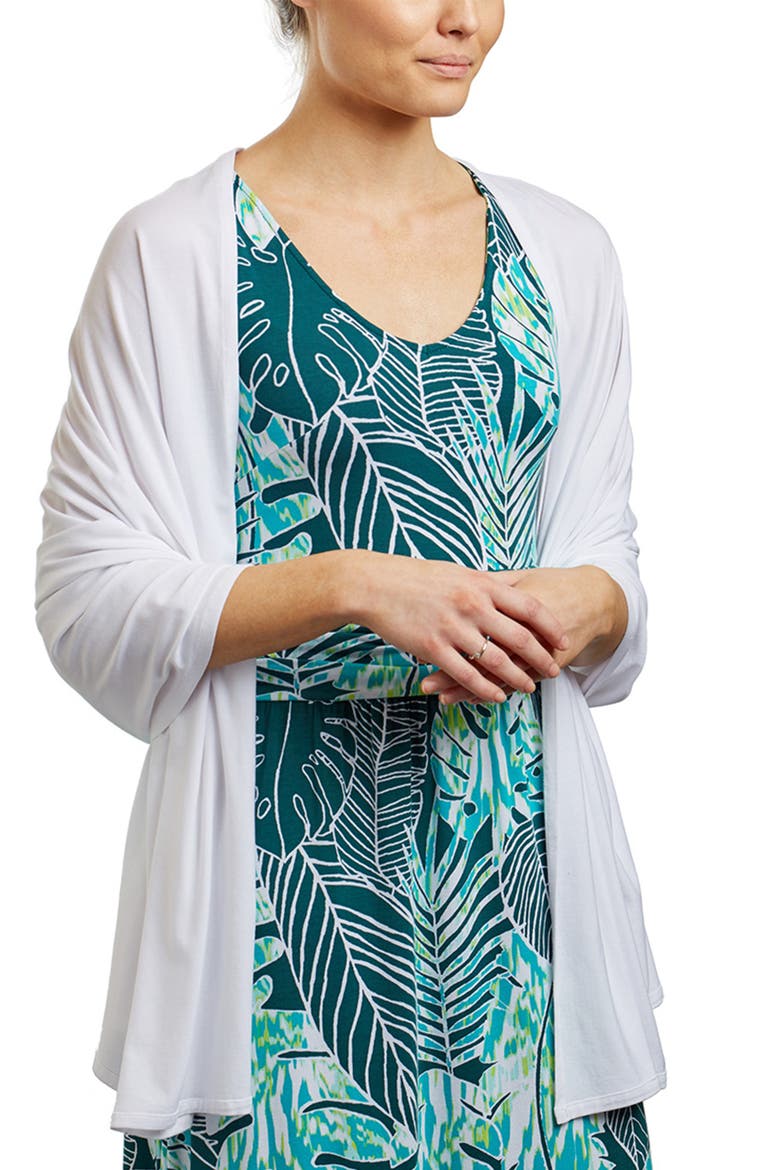 Sun Shawl, Main, color, White