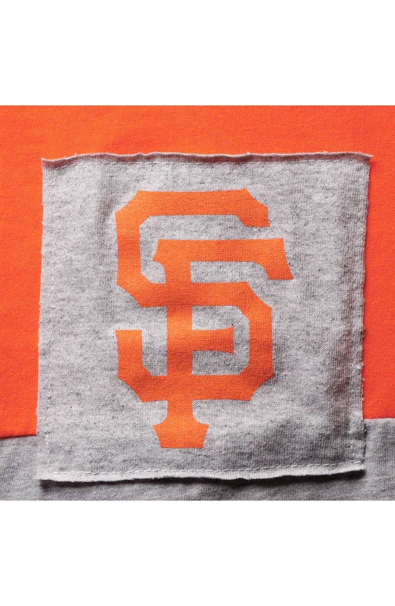 REFRIED APPAREL Women's Refried Apparel Black San Francisco Giants Sustainable Fitted T-Shirt, Alternate, color, 