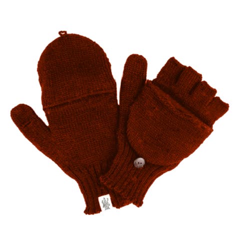 Hand Loom Bryant Fingerless Gloves w/ Flap