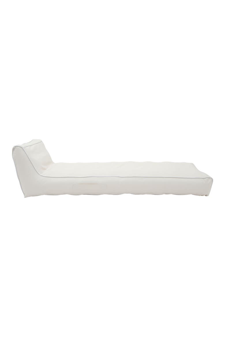 Luxe Lounger Casa Cream Inflatable Pool Float, Alternate, color, CREAM