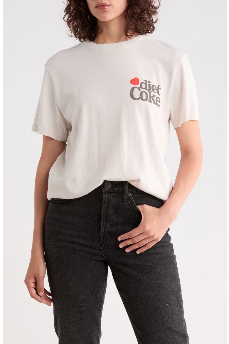 Diet Coke Graphic T-Shirt, Main, color, BIRCH