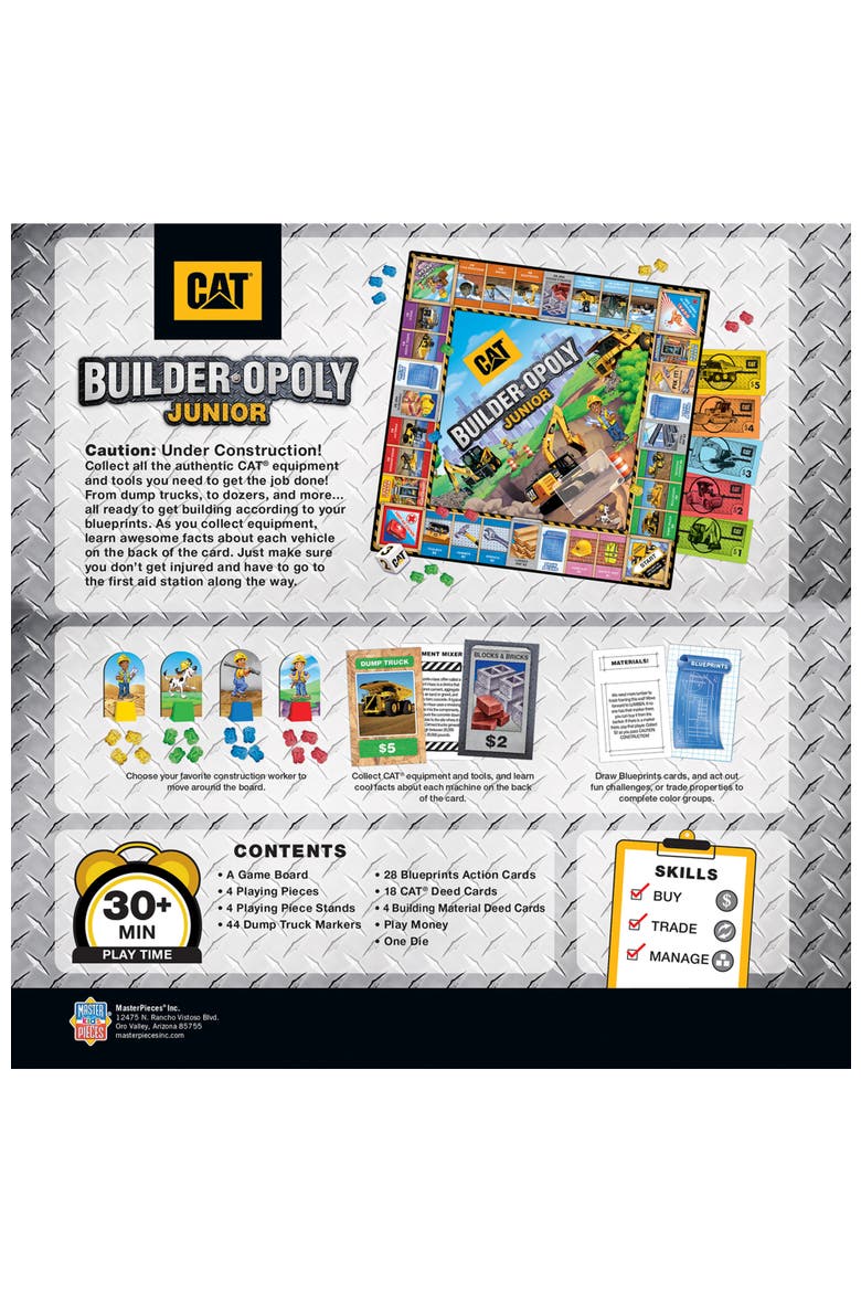 CAT - Builder Opoly Junior, Alternate, color, Multicolor