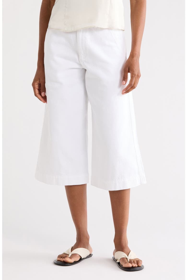 Jade High-Rise Capri, Main, color, WHITE