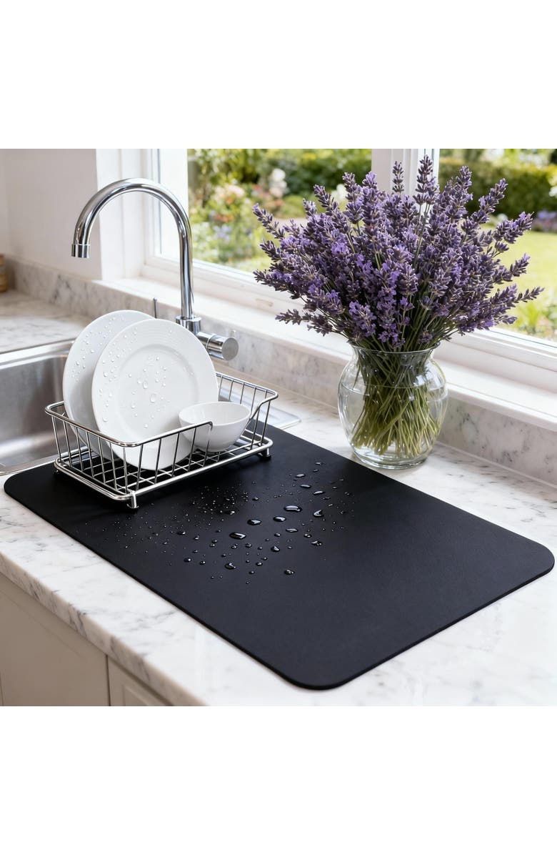 STRABELLA Dish Quick Drying Mat, Alternate, color, Multicolored