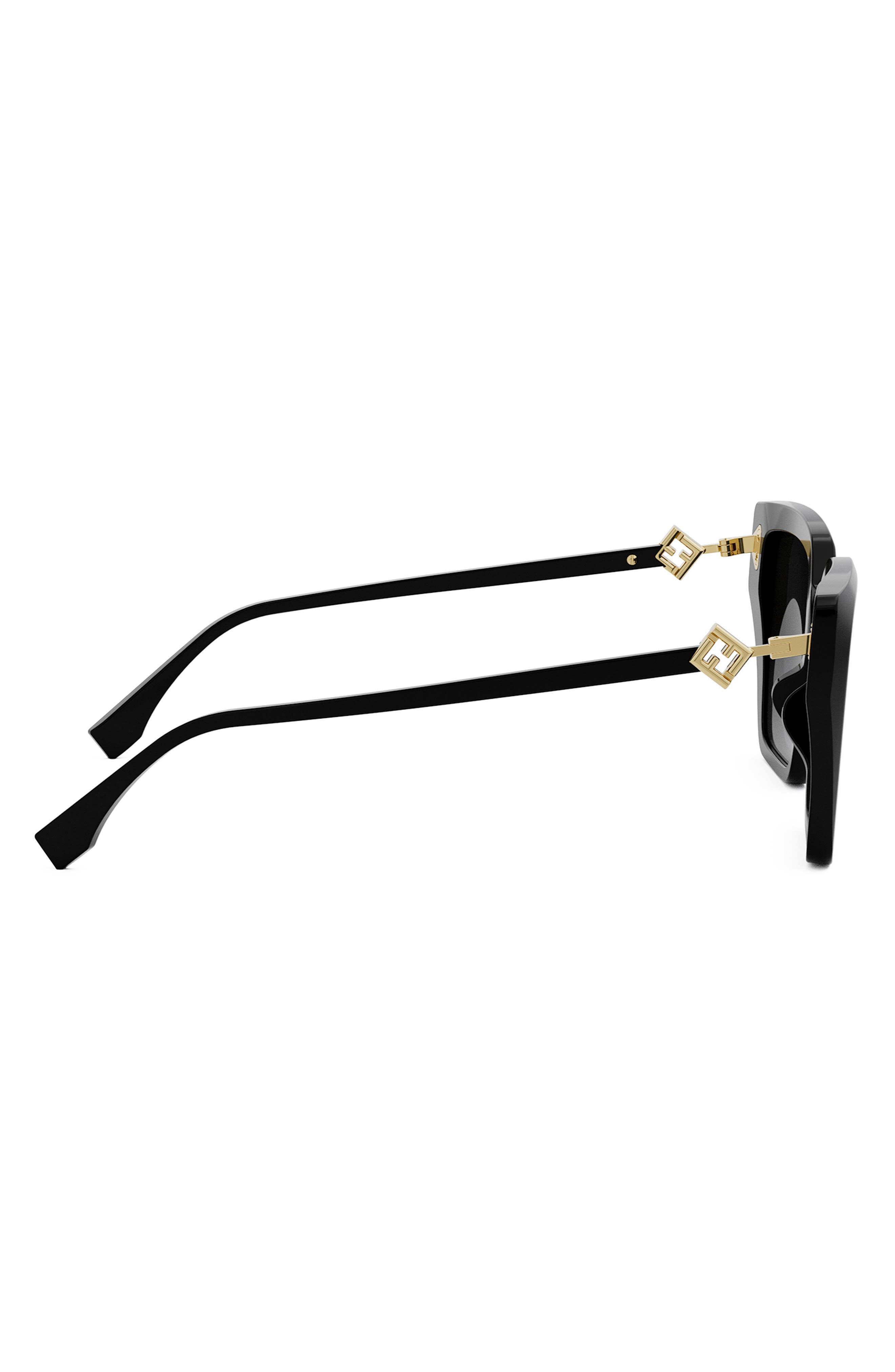 FF Diamonds 54mm Gradient Square Sunglasses (Women) | Nordstrom