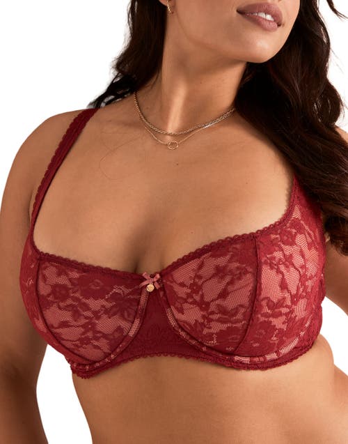 Adore Me Alexiane Push Up Balconette Bra In Animal Print