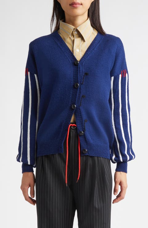 Eighth Note Hand Knit Cardigan