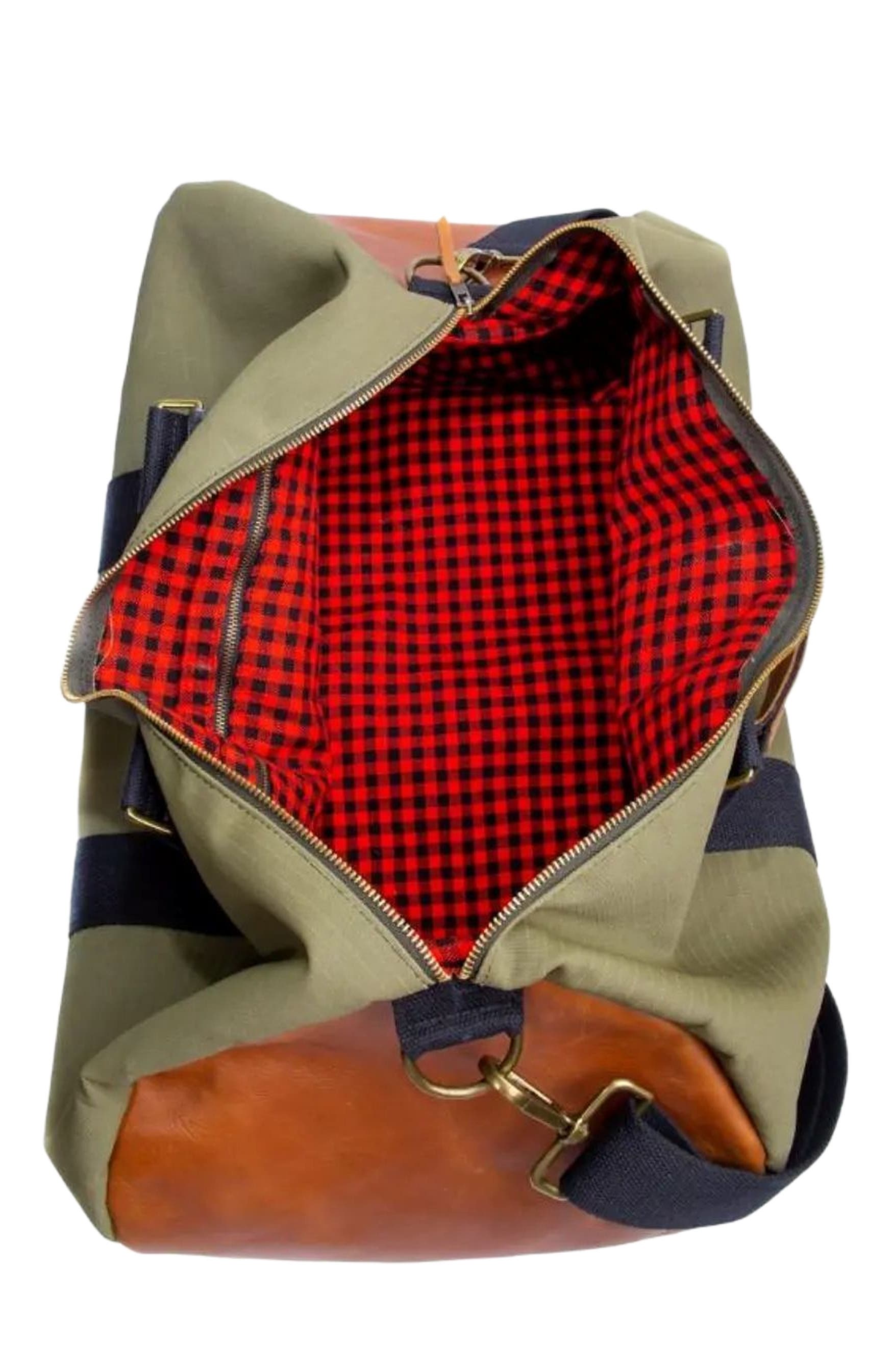 Jubilee Trading Co. The Samburu Duffel Bag, Alternate, color, Olive Green
