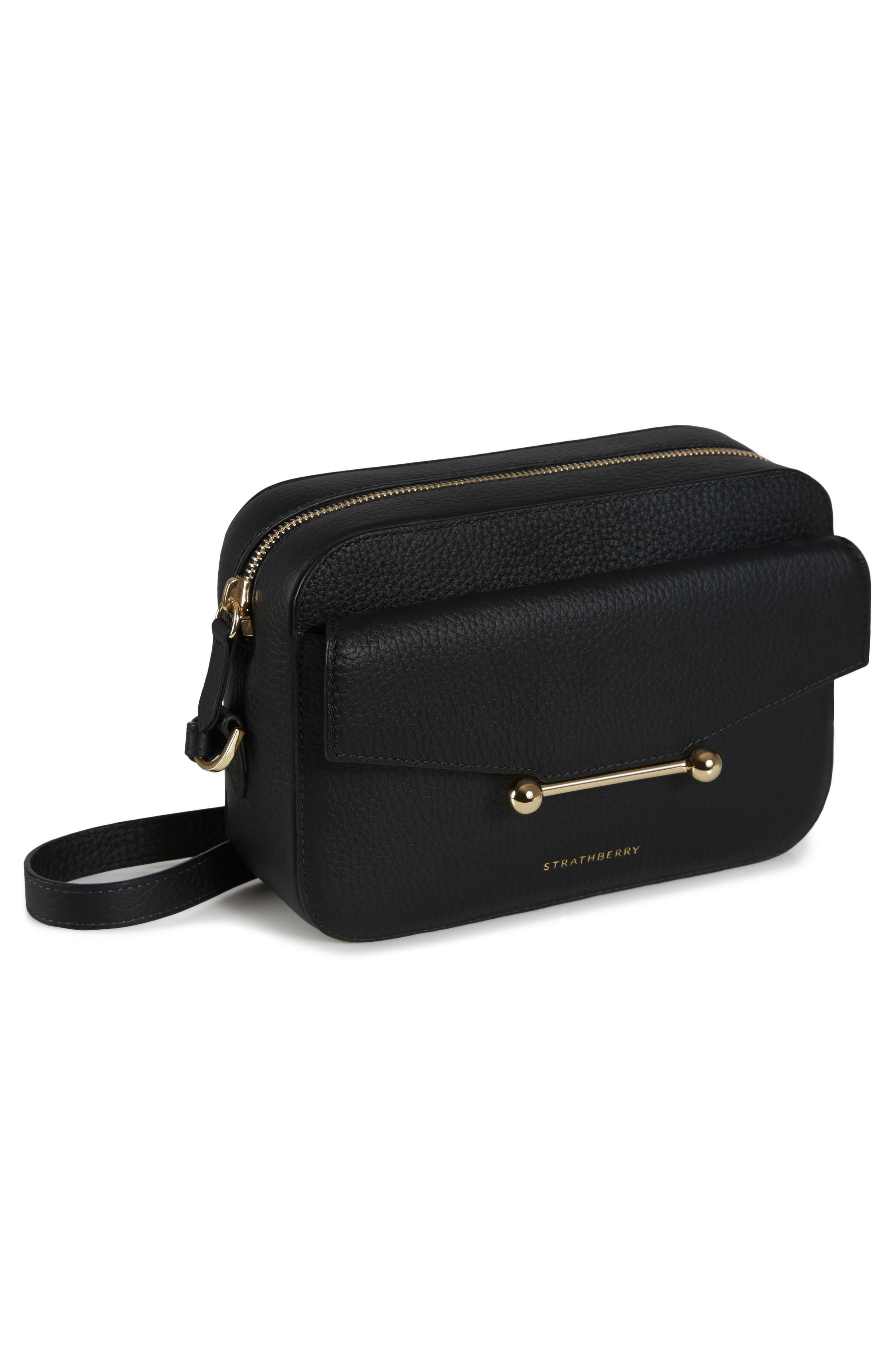 Strathberry Mosaic Leather Crossbody Camera Bag, Alternate, color, 