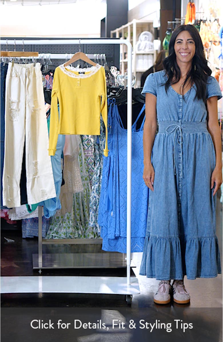 Kids' Rib Knit Long Sleeve Top, sales video thumbnail