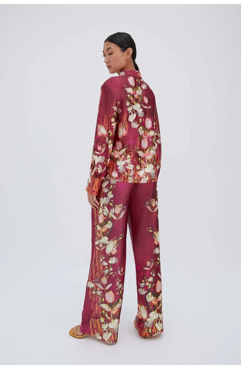 RAISHMA Lauren Burgundy Shirt, Alternate, color, Burgundy