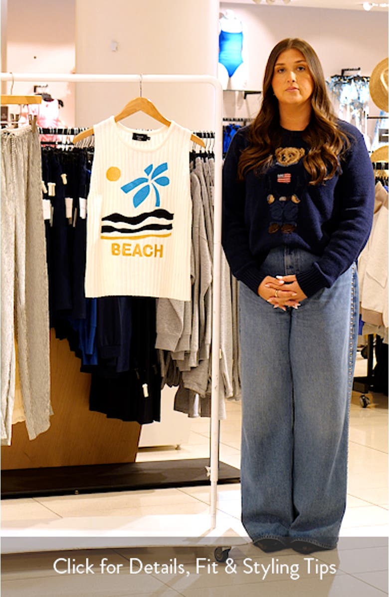 Beach Bound Sleeveless Sweater, sales video thumbnail