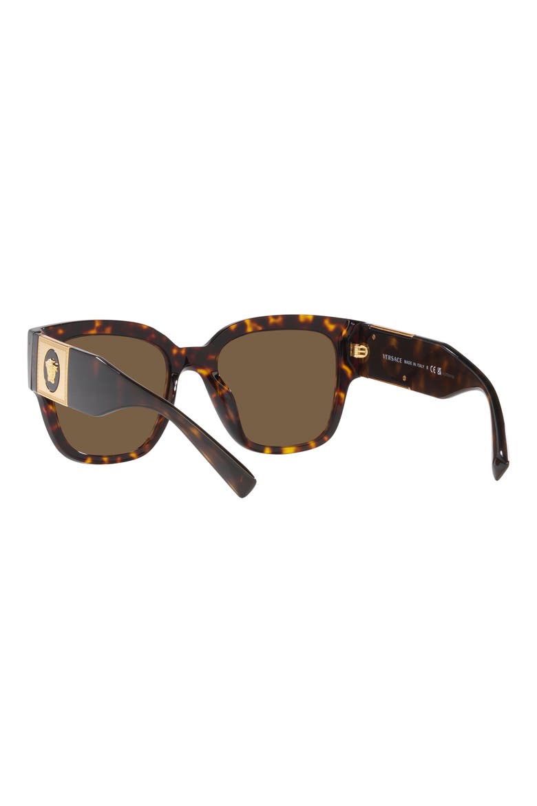 54mm Pillow Sunglasses, Alternate, color, HAVANA