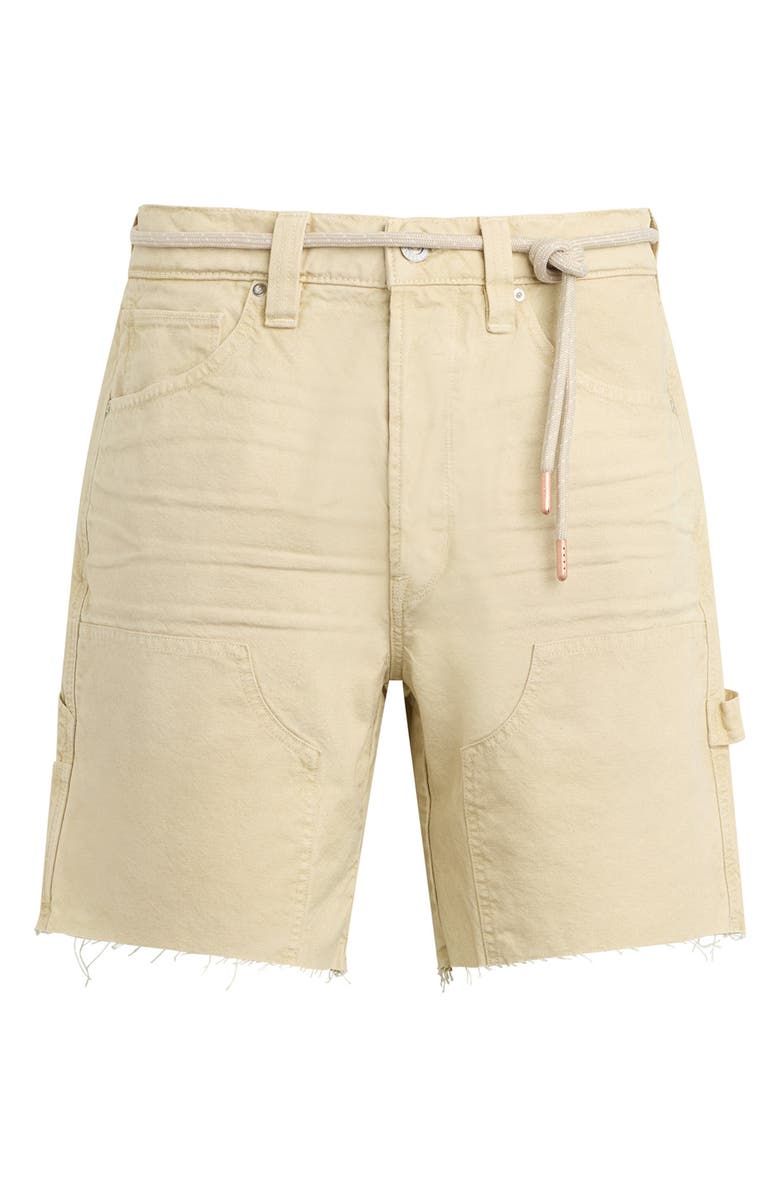 Hudson Jeans Cutoff Cotton Twill Carpenter Shorts, Alternate, color, Dusty Sand