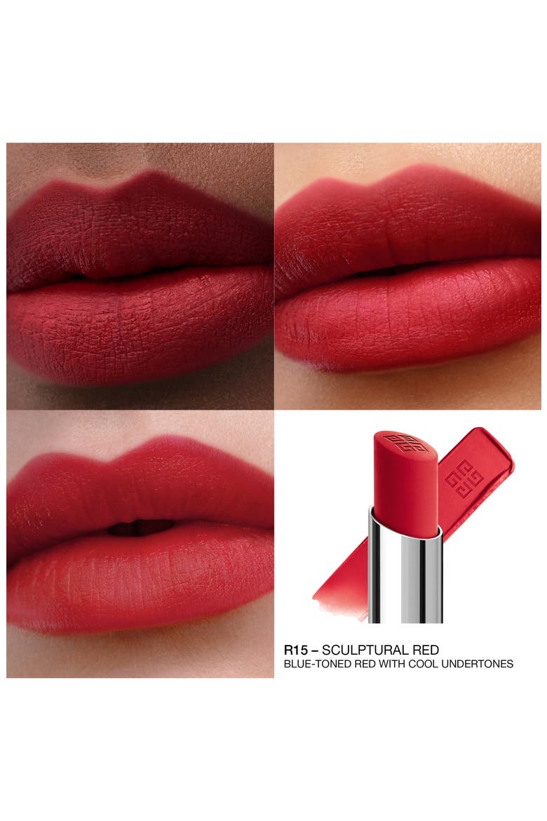 Le Rouge Velvet Matte Long-Lasting Lipstick, Alternate, color, 15 SCULPTURAL RED
