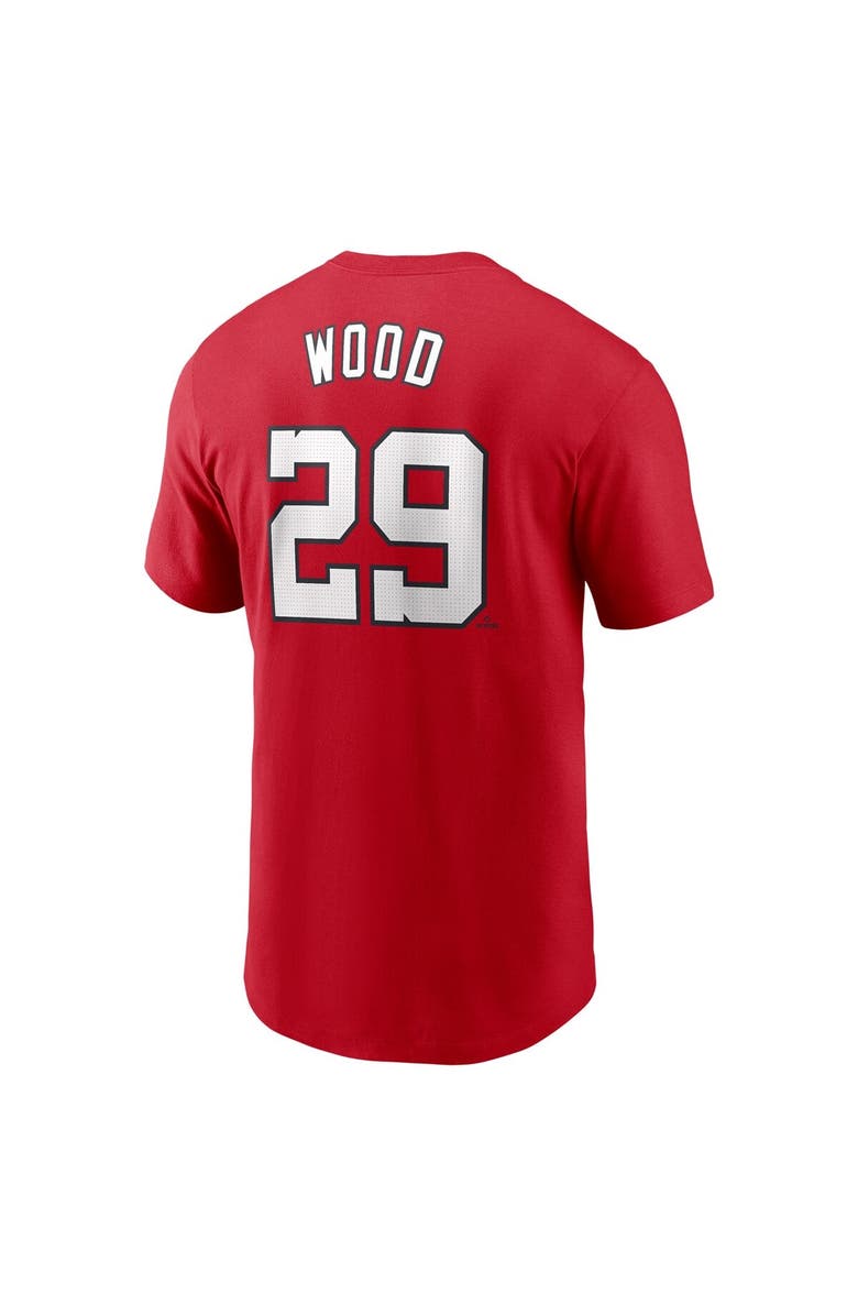 Nike Men's Nike James Wood Red Washington Nationals Fuse Name & Number T-Shirt, Alternate, color, Red