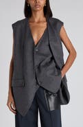 Bottega Veneta Layered Double Face Wool Vest