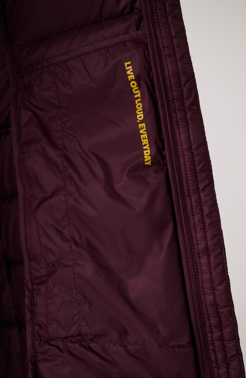 Lole Claudia Hooded Packable Down Jacket In Animal Print