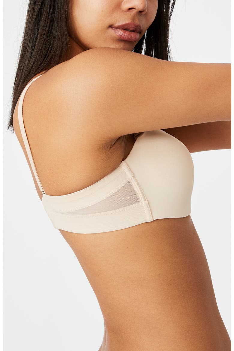 Women's Everyday Strapless Lightly Lined T-Shirt Bra, Alternate, color, Frappe