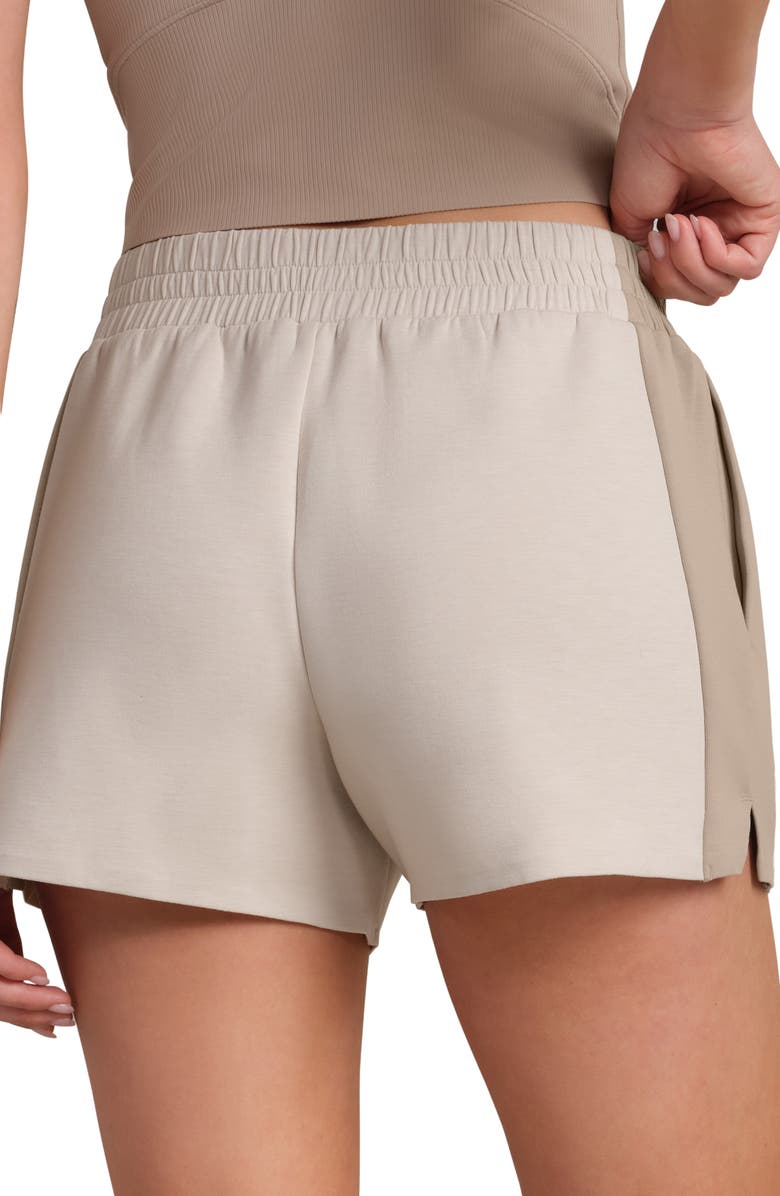 Rhone DreamGlow Colorblock Shorts, Alternate, color, Beige Stone