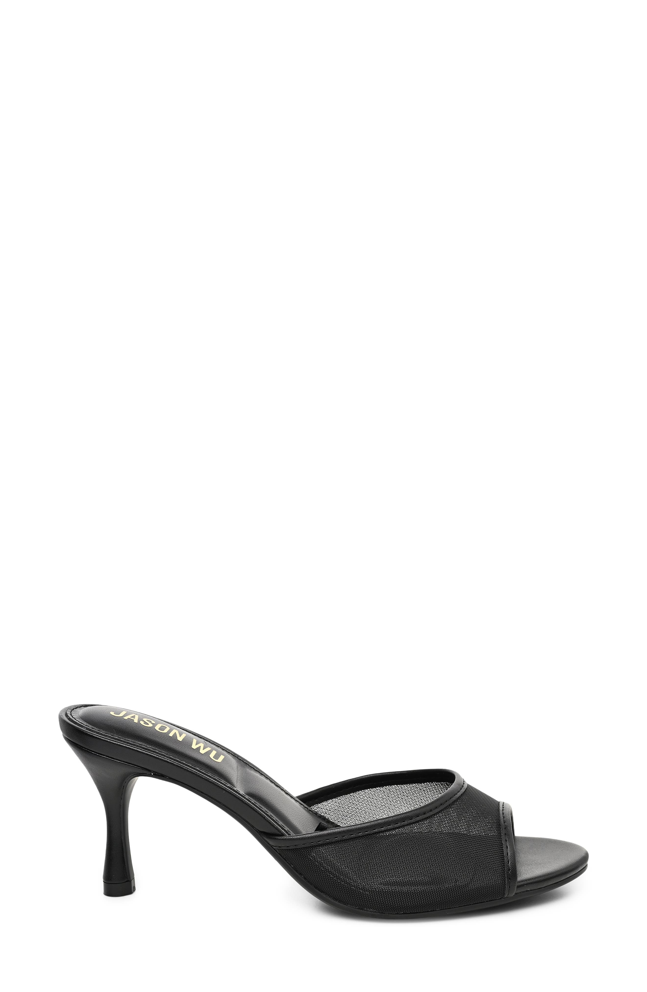 Coddie Mesh Slide Pump, Alternate, color, BLACK MESH