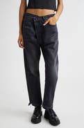 R13 Crossover Ripped Ankle Jeans