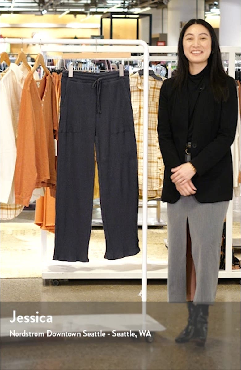 Easy As Rib Drawstring Pants, sales video thumbnail