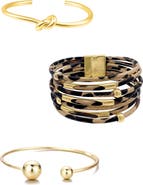 Adornia 3-Piece Bracelet Set