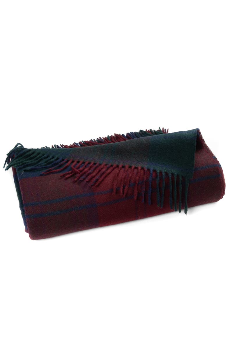 Prince of Scots Merino Wool Throw, Main, color, Lindsay