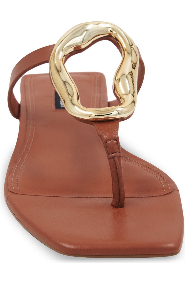 BCBGMAXAZRIA Kima Flip Flop, Alternate, color, Cognac