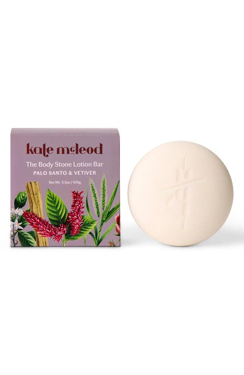 Palo Santo & Vetiver Body Stone - Moisturizing Lotion Bar