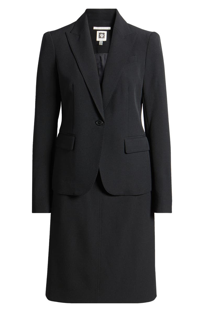 Anne Klein Suit Skirt, Alternate, color, Black