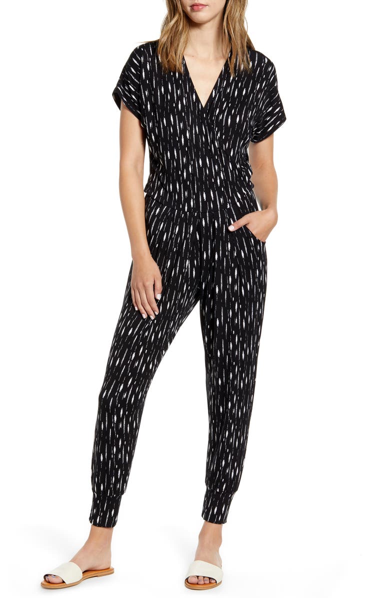 Loveappella Wrap Jumpsuit, Main, color,