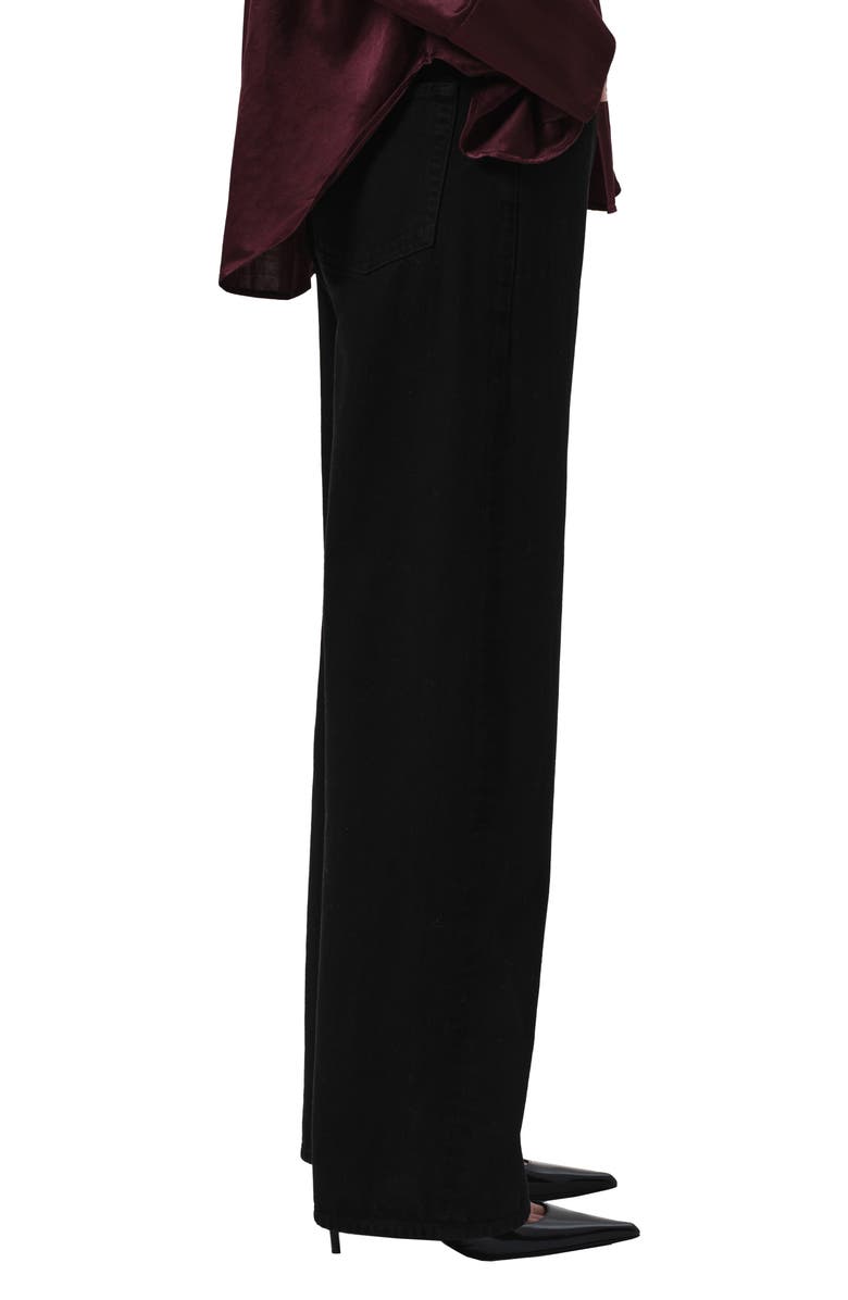 Citizens of Humanity Ayla High Waist Baggy Wide Leg Jeans, Alternate, color, Solid Black