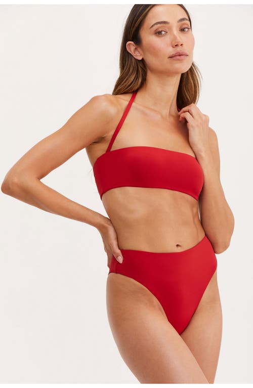 Au Naturel By Gottex Endless Summer Emma Bandeau Swim Top In Paprika
